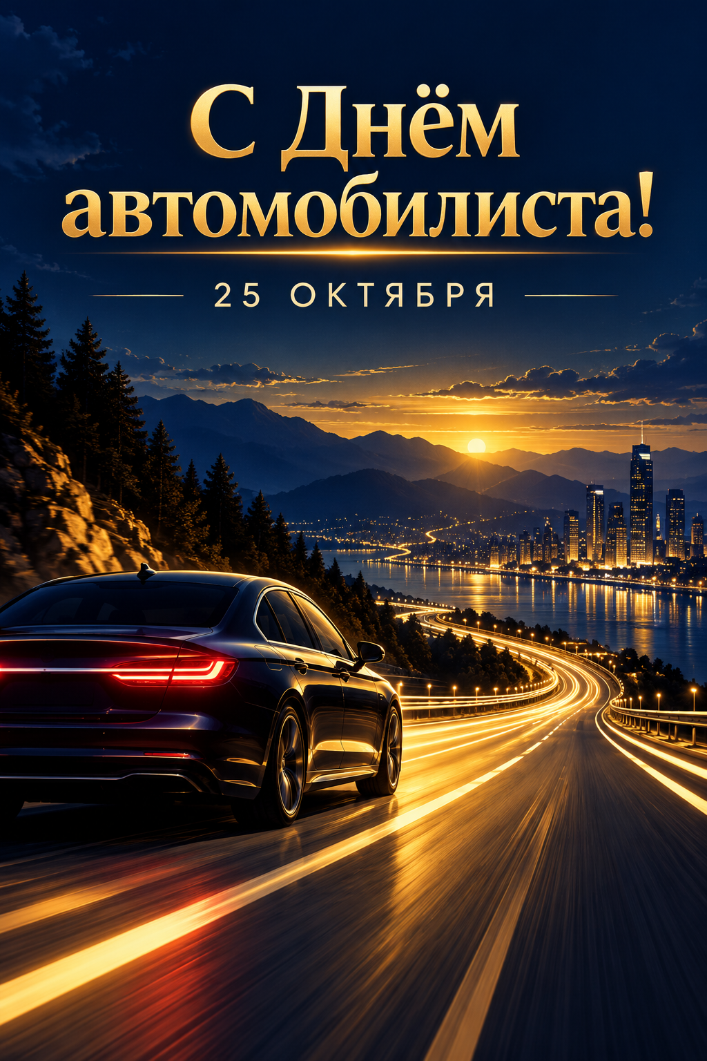 Фото С Днём автомобилиста: красивые открытки и поздравления к празднику 25 октября 8